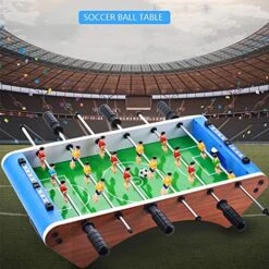 Adults Children Mini Foosball Table Soccer Ball Football Kicker Family Game Kids Toy Board For Game Room, Bar -Play Nest Game 51FUmqy8PKL