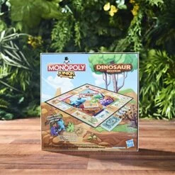 Hasbro Gaming Monopoly Junior Dinosaur Edition Board Game, Kids Board Games, Fun Dinosaur Toys, Dinosaur Board Game For 2-4 Players (Amazon Exclusive) -Play Nest Game 51G4dubSftL