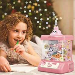 Mersuii Claw Machine For Kids, Mini Vending Machines Arcade Candy Capsule Claw Game Prizes Toy With Sounds And Music Mini Arcade Game Indoor Toy For Boy Girl Gift Ideas -Play Nest Game 51IqIajyoyL