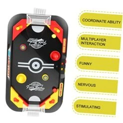 Ibasenice 2 Sets 2 Desktop Chess Boards For Portable Chess Board Tabletop Hokey For Kids Shuffleboard Pucks Mini Curling Game Table Ice Hockey Game Basketball Shooting -Play Nest Game 51K0wtJhXWL