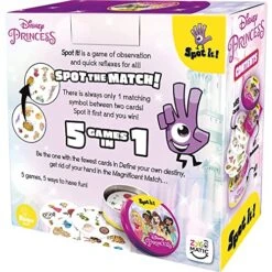 Zygomatic Spot It! Disney Princess Card Game | Fast-Paced Symbol Matching Observation Game | Visual Game | Fun Family Game For Kids And Adults | Age 4+ | 2-8 Players | Avg. Playtime 15 Mins | Made -Play Nest Game 51KMjY8t9lL