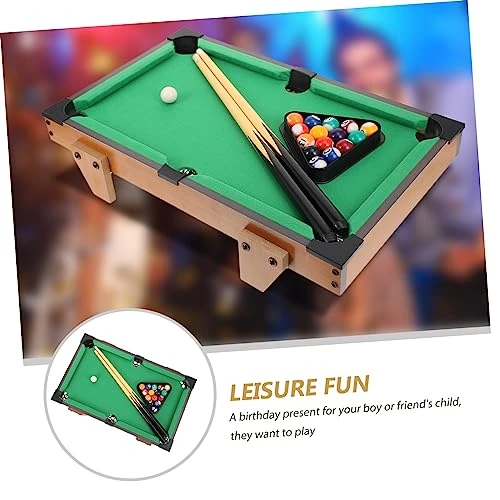 Sosoport 1 Set Pool Table Poppets For Kids Boys Kids Toys Kids Travel Toys Mini Billiard Game Toy Interesting Table Billiard Toy Parent- Child Pool Table Toy Creative Billiard Table Green 4 Sosoport 1 Set Pool Table Poppets For Kids Boys Kids Toys Kids Travel Toys Mini Billiard Game Toy Interesting Table Billiard Toy Parent- Child Pool Table Toy Creative Billiard Table Green - Image 2