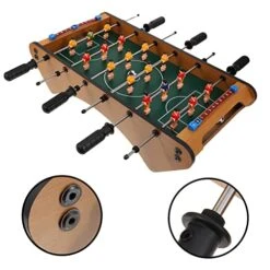 INOOMP 1pc Table Tennis Footballs For Kids Indoor Toys Desktop Toys Table Soccer Game Football Game Toy Foosball Tabletop Games Parent-Child Football Game Creative Football Game Green