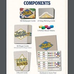 Alderac Entertainment Group (AEG) That Old Wallpaper - Card Game, Shapes, Colors & Patterns Game, Ages 10+, 2-5 Players, 15-30 Min, Alderac Entertainment Group (AEG) -Play Nest Game 51LmTo1CVbL