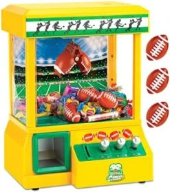 Bundaloo Claw Machine For Kids - Baseball Themed Miniature Candy Grabber With 3 Small Baseball Toys, 30 Reusable Tokens - Electronic Prize Dispenser Toy Party Game For Children -Play Nest Game 51Lz8PjgSbL. AC