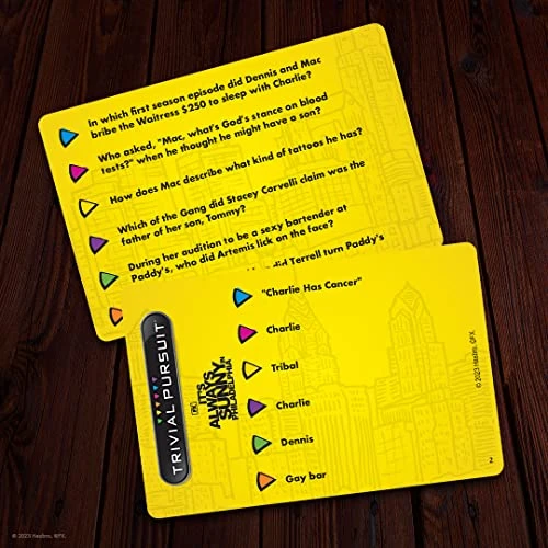 USAopoly Trivial Pursuit: It's Always Sunny In Philadelphia 7 USAopoly Trivial Pursuit: It's Always Sunny In Philadelphia - Image 5