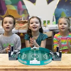 Football Table Interactive Game, Mini Tabletop Soccer Pinball Games, Hand-Eye Coordination Classic Parent-Child Interactive Desktop Sport Board Game, Double Battle Table Soccer Game (Large - 6 Balls) -Play Nest Game 51P9uJHQeGL