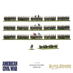 WarLord Black Powder Epic Battles American Civil War Starter Set Military Table Top Wargaming Plastic Model Kit 311514001, Green 12 WarLord Black Powder Epic Battles American Civil War Starter Set Military Table Top Wargaming Plastic Model Kit 311514001, Green -Play Nest Game 51PGUw9OAbL