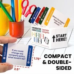 Conversation Cards For Coworkers - 400 Questions From Light To Deep And 400 Fun This Or That Prompts - Break The Ice Team Building Games For Work - Icebreaker Question Card Game For Adults At Work -Play Nest Game 51PcP3YCHAL
