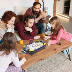 Gamie Hockey Tabletop Game, Desktop Sports Game With Mini Hockey Table, 2 Pucks, And Scoreboard, Fun Indoor Games For Home, Office And Game Night, Best Gift Idea For Kids 12 Gamie Hockey Tabletop Game, Desktop Sports Game With Mini Hockey Table, 2 Pucks, And Scoreboard, Fun Indoor Games For Home, Office And Game Night, Best Gift Idea For Kids -Play Nest Game 51Q30WDdxoL
