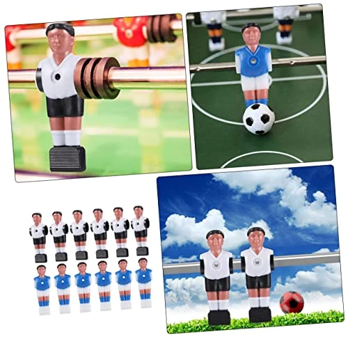 INOOMP 12pcs Football Machine Doll Mini Accessories Mini Baby Dolls Cake Toy Soccer Accessories For Men Football Men Figurine Foosball Table Player Imitation Soccer Player Foosball Game 4 INOOMP 12pcs Football Machine Doll Mini Accessories Mini Baby Dolls Cake Toy Soccer Accessories For Men Football Men Figurine Foosball Table Player Imitation Soccer Player Foosball Game - Image 2