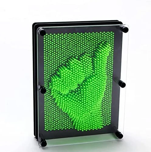 3D Pin Art Sensory Toy Needles Intellectual Fun Toy Plastic Pin Art Palm Board Large (LightBlue-6 X 8 Inches) 6 3D Pin Art Sensory Toy Needles Intellectual Fun Toy Plastic Pin Art Palm Board Large (LightBlue-6 X 8 Inches) - Image 4