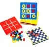 6P Tic Tac Toe Mini Front Premium Felt Board Summer Game Toys For Kids, Portable Felt Board Game With Storage Bag For Birthday Party, Welcome Back To School Gifts, Good For Checkers Toy For Kids 7"x7" -Play Nest Game 51RB0yhSLIL