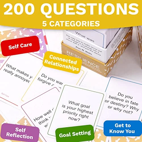 200 Resilience Conversation Starter Cards For Stronger Families - Build Trust, Safety And Connection Through Transitions Or Life Changes - Deeper Discussion Parents Children's Therapy Icebreaker Game 8 200 Resilience Conversation Starter Cards For Stronger Families - Build Trust, Safety And Connection Through Transitions Or Life Changes - Deeper Discussion Parents Children's Therapy Icebreaker Game - Image 6