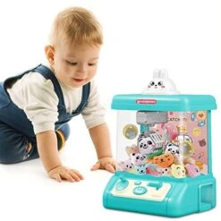 Mersuii Claw Machine For Kids, Mini Vending Machines Arcade Candy Capsule Claw Game Prizes Toy With Sounds And Music Mini Arcade Game Indoor Toy For Boy Girl Gift Ideas -Play Nest Game 51SGzIuwVeL