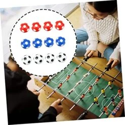 BESPORTBLE 24 Pcs Foosball Tabletop Toy For Football Professional Color Durable Ball Foosballs Practical Accessory Table White Mini Balls Mm Replacement Footballs Red Entertainment Billiards -Play Nest Game 51SMBzUtuFL