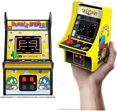 My Arcade Micro Player Mini Arcade Machine: Bubble Bobble Video Game, Fully Playable, 6.75 Inch Collectible, Color Display, Speaker, Volume Buttons, Headphone Jack, Battery Or Micro USB Powered 12 My Arcade Micro Player Mini Arcade Machine: Bubble Bobble Video Game, Fully Playable, 6.75 Inch Collectible, Color Display, Speaker, Volume Buttons, Headphone Jack, Battery Or Micro USB Powered - Image 10