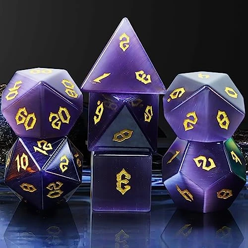 Rainbow Turquoise DND Dice Set Sharp Edge Stone Handmade 7 Accessories Dice For Dungeons And Dragons TTRPG Games Multi-Sided RPG Polyhedral Dice Roleplaying Games Shadowrun Pathfinder MTG 15 Rainbow Turquoise DND Dice Set Sharp Edge Stone Handmade 7 Accessories Dice For Dungeons And Dragons TTRPG Games Multi-Sided RPG Polyhedral Dice Roleplaying Games Shadowrun Pathfinder MTG - Image 13