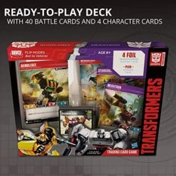 Wizards Of The Coast Transformers TCG: Bumblebee Vs. Megatron 2-Player Starter Set | 1 Ready-to-Play Deck | 44 Cards Incl. Bumblebee -Play Nest Game 51THnxEAIeL