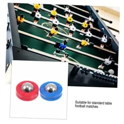 Kisangel 24 Pcs Football Machine Accessories Wood Toy Desktop Accessories Wooden Chess Board Wooden Soccer Game Table Board Soccer Rolling Beads Table Soccer Kits Funny Rolling Balls Table -Play Nest Game 51TuZk7PK9L