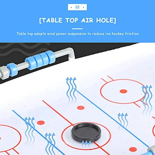 Mini Arcade Air Hockey Table- A Toy For Girls And Boys Two Player Arcade Air Hockey Ice Hockey Floating Ice Hockey Machine Table Game For Kids Adults 5 Mini Arcade Air Hockey Table- A Toy For Girls And Boys Two Player Arcade Air Hockey Ice Hockey Floating Ice Hockey Machine Table Game For Kids Adults - Image 3