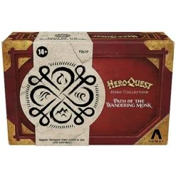 Hasbro Gaming HeroQuest Hero Collection Path Of The Wandering Monk Figures | Includes 2 Detailed Miniatures | Requires HeroQuest Game System To Play | Ages 14 And Up