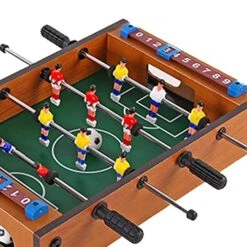 TREETDOBV Foosball Table, Upgrade 12mm Wooden Mini Foosball Table, Portable Table Football Game For 2 To 4 People, Parent Kid Toys For Adults And Kids,Family Entertainment -Play Nest Game 51UxvjQO1QL