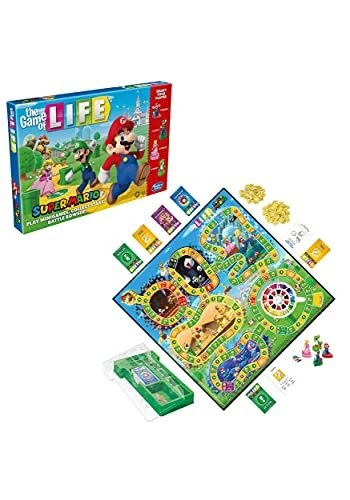 Hasbro Gaming The Game Of Life: Super Mario Edition Board Game For Kids Ages 8 And Up, Play Minigames, Collect Stars, Battle Bowser 5 Hasbro Gaming The Game Of Life: Super Mario Edition Board Game For Kids Ages 8 And Up, Play Minigames, Collect Stars, Battle Bowser - Image 3