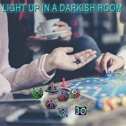 Dungeons And Dragons Dice Set Rechargeable DND Dice With Charging Box For MTG,Role Playing Table Games, RPG Polyhedral Dice Set -Play Nest Game 51V9K3LyzdL