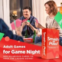Bold. Smash Or Pass: The Hilarious Game Night Adult Card Game - 3-20 Players - Fun Card Games And Party Game For Adults - Perfect For Girls Night, Bachelorette Party, Or Strangers -Play Nest Game 51VsnncTitL