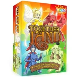 Together Land Therapy Game For Kids - Play Therapy Cards Develop Social Skills - Group Therapy Games For Teens Anger Management Toys - Counselors Social Skills Activities For Kids With Autism And ADHD