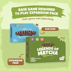 Sabobatage Expansion Pack: Legends Of Matcha - Easy Family-Friendly Party Game | Card Games For Adults, Teens & Kids | 2-7 Players -Play Nest Game 51WM0PMWjML