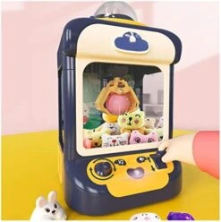 HOUKAI Candy Claw Machine For Kids, With 20 Mini Plush Toys And 10 Gashapons Claw Machine Toy Adjustable Sounds And Music Small Vending Machine, Electronic Arcade Claw Game,Pink -Play Nest Game 51WMskaOmjL. AC
