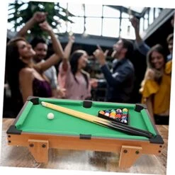 1 Set Pool Table Kids Pool Table Kids Educational Toys Mini Toys Pool Table Toy Interesting Table Billiard Toy Mini Billiard Game Toy Practical Billiard Table Children's Toy -Play Nest Game 51WnApwmLVL