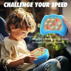 Boxgear LED Handheld Pop Game Electronic Bubble Popping Game Light Up Pop Game Sensory Toys For Kids -Play Nest Game 51Xm9DzQc2L