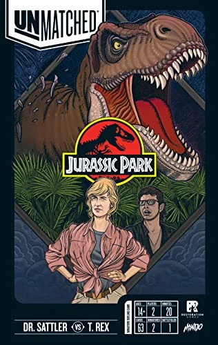 Restoration Games Unmatched: Jurassic Park Dr. Sattler Vs. T. Rex, Black, 14 Years 4 Restoration Games Unmatched: Jurassic Park Dr. Sattler Vs. T. Rex, Black, 14 Years - Image 2