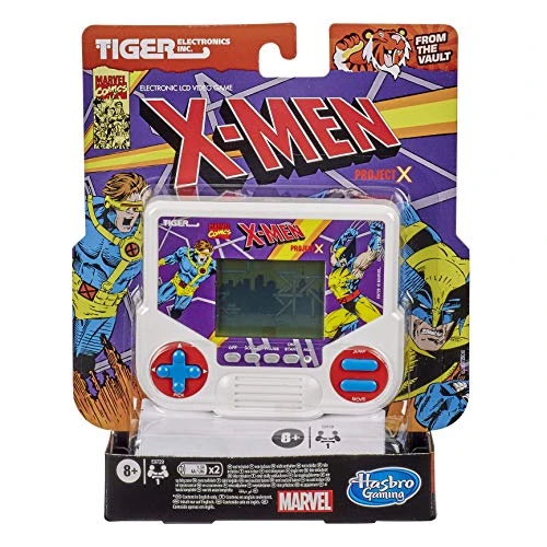 Hasbro Gaming Tiger Electronics Marvel X-Men Project X Electronic LCD Video Game, Retro-Inspired 1-Player Handheld Game, Ages 8 And Up 3 Hasbro Gaming Tiger Electronics Marvel X-Men Project X Electronic LCD Video Game, Retro-Inspired 1-Player Handheld Game, Ages 8 And Up