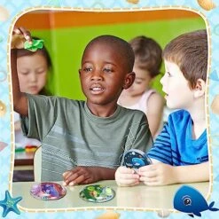 Liliful 12 Pcs Handheld Water Games Ocean Toys Water Ring Toss Game Mini 90s Retro Pocket Games Travel Games For Little Teens Family Party Favor, Without Water, 4 Styles -Play Nest Game 51Y7HstsP8L