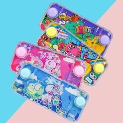 GENERIC Water Toys Dinosaur Toys Unicorn Girl's Handheld Toss Ring Water Games Guest Favour Gifts Pack Of 4 -Play Nest Game 51YHALtIEqL