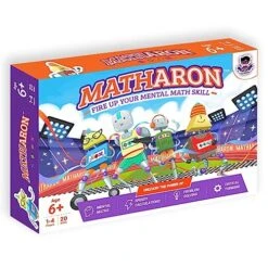 Yuka Champs Smart Math Games For Kids 6-8, 8-12 Age Group, Learn Math Manipulatives - Multiplication, Division, Addition And Subtraction With Educational Toy Board Games, For Boys And Girls