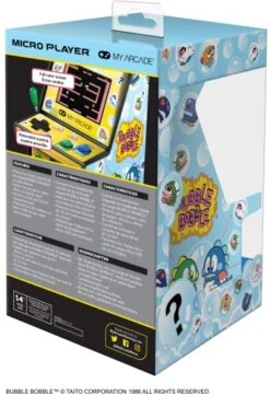 My Arcade Micro Player Mini Arcade Machine: Bubble Bobble Video Game, Fully Playable, 6.75 Inch Collectible, Color Display, Speaker, Volume Buttons, Headphone Jack, Battery Or Micro USB Powered 18 My Arcade Micro Player Mini Arcade Machine: Bubble Bobble Video Game, Fully Playable, 6.75 Inch Collectible, Color Display, Speaker, Volume Buttons, Headphone Jack, Battery Or Micro USB Powered -Play Nest Game 51ZE6PegvhL