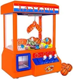 Bundaloo Claw Machine For Kids - Baseball Themed Miniature Candy Grabber With 3 Small Baseball Toys, 30 Reusable Tokens - Electronic Prize Dispenser Toy Party Game For Children -Play Nest Game 51Zk2DYICNS. AC