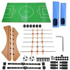 Yencoly Foosball Table, Family Game PP+Wood Material Kids Toy Board Classic Soccer Game Table, Football Kicker For Baby -Play Nest Game 51a15NlnX6L
