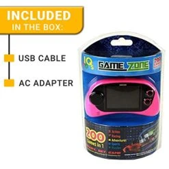 Handheld Portable Digital Screen 200 Preloaded Games , 2.7” Color Display Pink -Play Nest Game 51a6Nt1HMPL