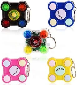 5Pcs Mini Led Memory Game Toy Keychain Electronic Button Game Machine Fidget Games For Kids Adult -Play Nest Game 51aK0YHPNL. AC