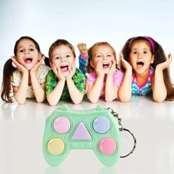 5Pcs Mini Led Memory Game Toy Keychain Electronic Button Game Machine Fidget Games For Kids Adult -Play Nest Game 51bWfR76slL