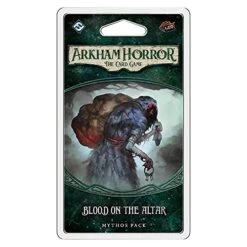 Arkham Horror The Card Game Blood On The Altar MYTHOS PACK | Horror Game | Mystery Game | Cooperative Card Game | Ages 14+ | 1-2 Players | Average Playtime 1-2 Hours | Made By Fantasy Flight Games