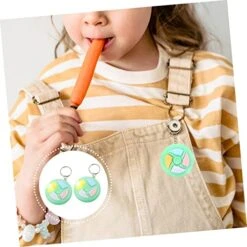 SAFIGLE 10 Pcs Children's Handheld Game Kids Educational Toys Puzzle Piece Keychain Kids Keychain Kid Matching Toy Mini Keychain Cube Brain Teaser Toy Brain Training Plaything Kids Toy -Play Nest Game 51dY6b7DPyL