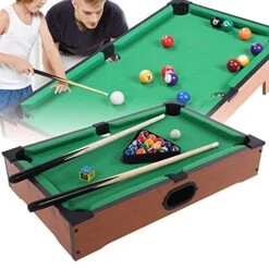 Auliuakz Tabletop Billiard -Tabletop Mini Pool Set Portable Billiard Snooker Table Game Toy Kit With Accessories 10 Auliuakz Tabletop Billiard -Tabletop Mini Pool Set Portable Billiard Snooker Table Game Toy Kit With Accessories -Play Nest Game 51eM3cbVZAL