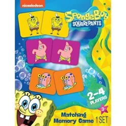 TCG Toys Spongebob Squarepants - Memory Matching Card Game - Featuring 72 Full Color Pieces - Promote And Improve Memory & Sensory Development Skills. Great Gift For Boys And Girls Over Age 3. -Play Nest Game 51fbWw34AdL
